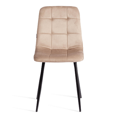 Стул CHILLY / ЧИЛИ (mod. JSC-220) Beige (бежевый) HLR8 / Черный