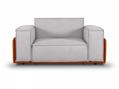 Кресло Asti светло-серый / оранжевый 679258