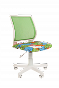 Детский компьютерный стул Chairman KIDS 112 зеленый / белый