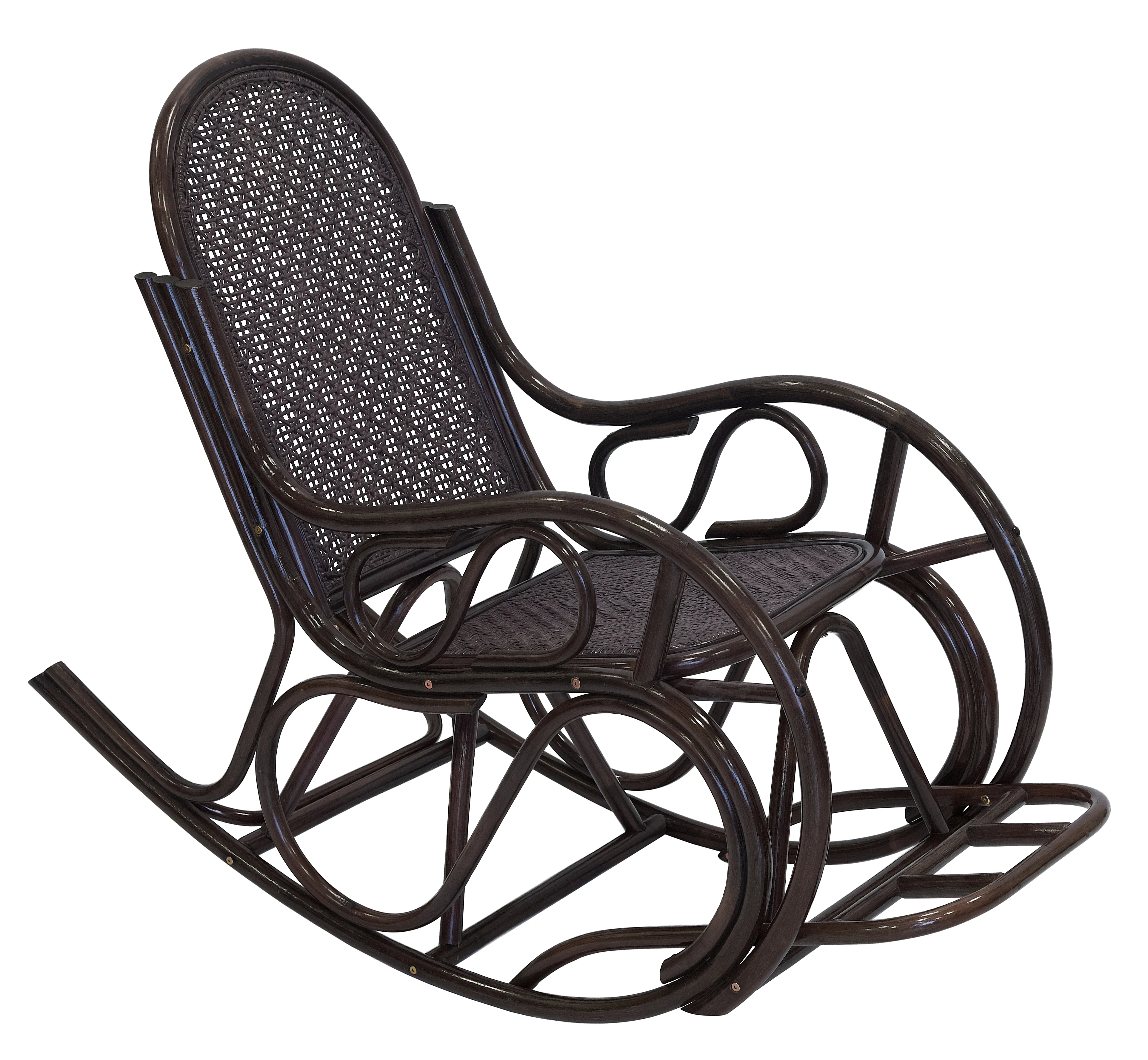 Кресло-качалка для отдыха 05 17 (разборное) темно-коричневый